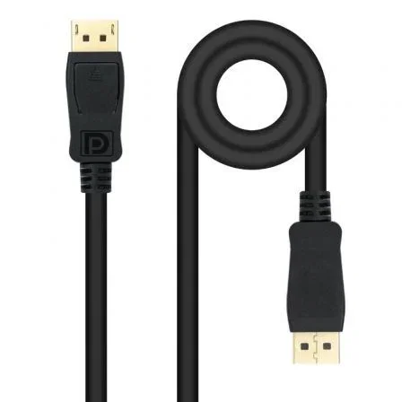 Nanocable Cable DisplayPort 1.4 DP/M-DP/M Negro 3m Nanocable Cable DisplayPort 1.4 DP/M-DP/M Negro 3m